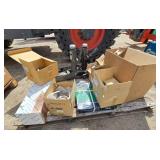 Lot of Forklift Parts &  2 Jacks - untested