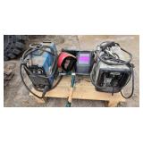 2 - Welders and Helmets, Partial Torch Cart