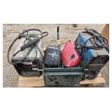 2 - Welders and Helmets, Partial Torch Cart