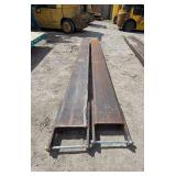 84" long Forklift Fork Extensions
