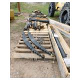 4 - Pallets of Misc. Hydraulic Cylinders & 2  Leaf Springs