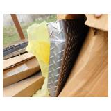 Diamond Plate Half Fenders & Mounting Hardware for Semi