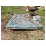 Pallet of Scales and Battery Storage Platform - Not Tested