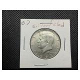 1967 Silver Kennedy Half Dollar