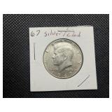 1967 Silver Kennedy Half Dollar