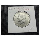 1967 Silver Kennedy Half Dollar