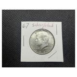 1967 Silver Kennedy Half Dollar