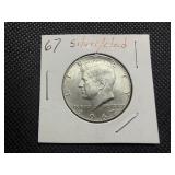 1967 Silver Kennedy Half Dollar