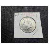 1967 Silver Kennedy Half Dollar