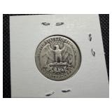1942 D Silver Washington Quarter