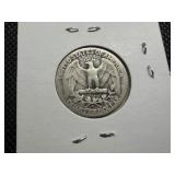 1942 D Silver Washington Quarter