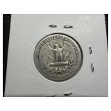1952 D Silver Washington Quarter