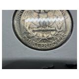1953 D Silver Washington Quarter