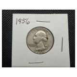 1956 Silver Washington Quarter