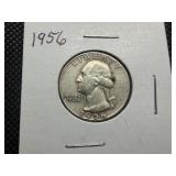 1956 Silver Washington Quarter