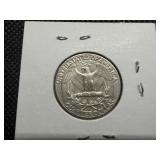 1957 D Silver Washington Quarter
