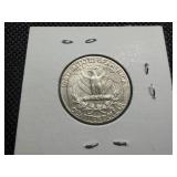 1957 D Silver Washington Quarter