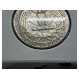1957 D Silver Washington Quarter