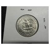 1962 D Silver Washington Quarter