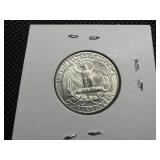 1962 D Silver Washington Quarter