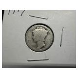 1917 Silver Mercury Dime