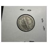 1936 Silver Mercury Dime