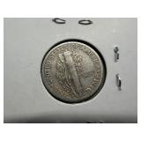 1936 S Silver Mercury Dime