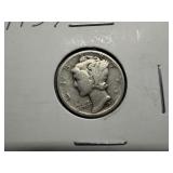 1937 Silver Mercury Dime