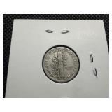 1939 D Silver Mercury Dime