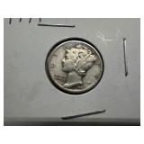1941 Silver Mercury Dime