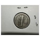 1941 S Silver Mercury Dime