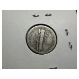 1941 S Silver Mercury Dime