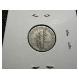 1942 Silver Mercury Dime