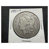1887 O Morgan Silver Dollar