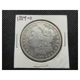 1889 O Morgan Silver Dollar