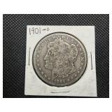 1901 O Morgan Silver Dollar
