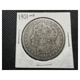 1901 O Morgan Silver Dollar