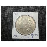 1921 Morgan Silver Dollar Marked BU when Purchased