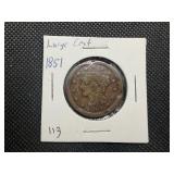 1851 Large Cent