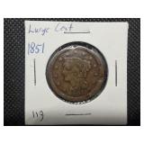 1851 Large Cent