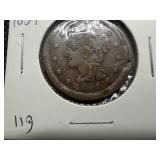 1851 Large Cent