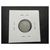 1867 Silver Three Cent