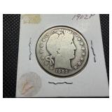 1902 P Barber Silver Half Dollar