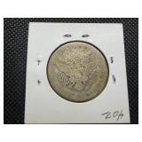 1908 D Barber Silver Half Dollar