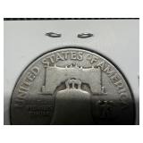 1952 D Franklin Silver Half Dollar