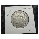 1960 D Franklin Silver Half Dollar