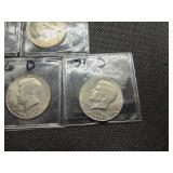 Five Bicentennial 1976 D Kennedy Half Dollars