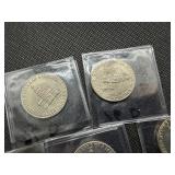 Five Bicentennial 1976 D Kennedy Half Dollars