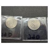 Three 1979 D Susan B Anthony Dollars