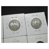 1980 S -1987 S Washington Quarters Some Marked BU (8 Coins)